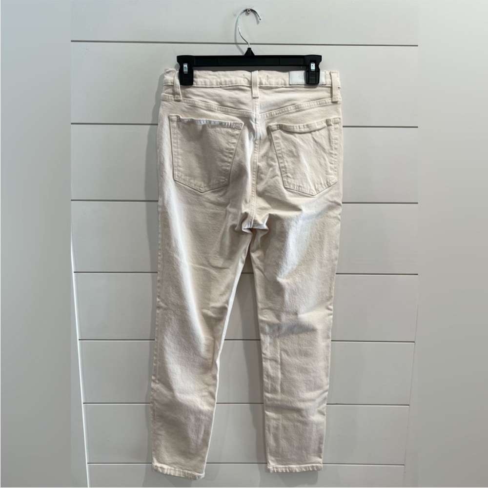 Re/Done Cream Ankle & Cropped Jeans
